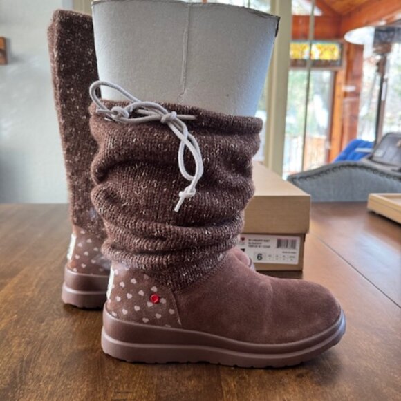 UGG I Heart Knit Slouchy Boots - New with Box - Picture 2 of 6